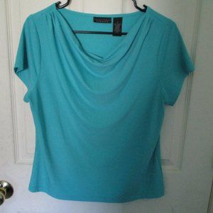 Apostrophe Stretch gorgeous  Blouse in Blue